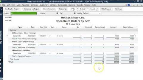 QuickBooks - What are Sales Orders?