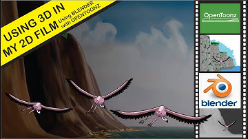 OpenToonz Tutorial - Using Blender 3D in my OpenToonz animated 2D movie