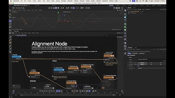 Align Geometry to a Spline with the Alignment & Evaluate Spline Nodes [Cinema 4D Scene Nodes]
