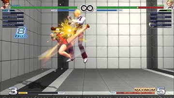KOFXIV Guard cancel roll application examples