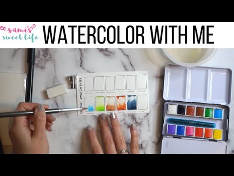 Premium Watercolor 12 Half Pan Deluxe Travel Set