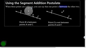 Geo 01.02 Measuring and Constructing Segments