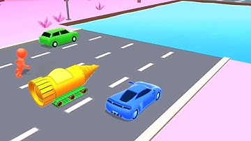 Shape Shifting Game All Levels Walkthrough Mobile iOS, Android Gameplay Stick Run Levels 1193-1193