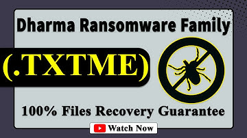 || SOLVED ✅🔘|| TXTME (.TXTME) Dharma family ransomware virus - removal and Decryption