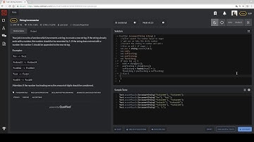 CodeWars - String incrementer - 021318