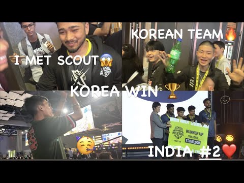 FINALLY I MET SCOUT OP🔥I FINALS DAY VLOG-3 I BGMI I KOREA WIN 🏆 - YouTube