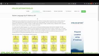 How to add Native Language by IP Address API into your web page screenshot 4