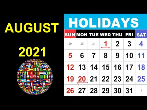 Video: Church holidays in August 2021