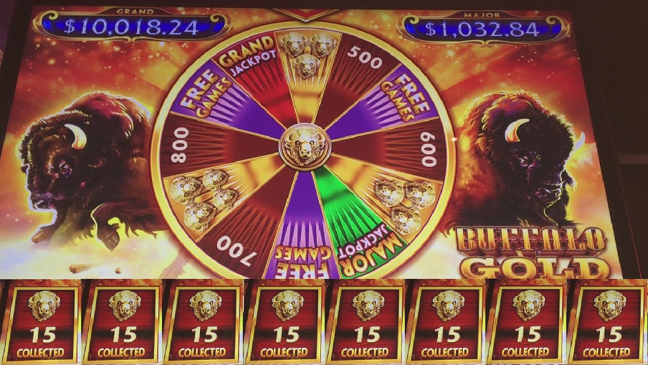 ?? MASSIVE JACKPOT! HANDPAY! on BUFFALO GOLD REVOLUTION! 15 GOLD BUFFALO'S!