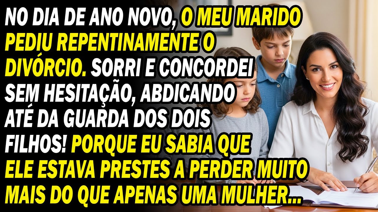 Ele Pediu O Divórcio No Fim Do Ano 💔 Sorri ✅ Aceitei E Abri Mão Dos Nossos Dois Filhos. Porém...😏