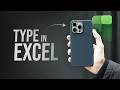 How to Type Excel in iPhone (tutorial)