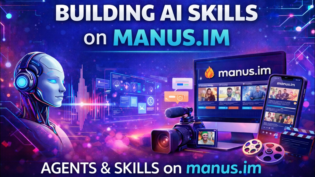 Session 4 | Build AI Skills with Manus.im | Creating AI Agents & Skills ...