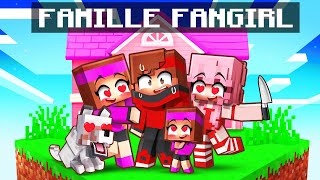 Adopté par une Famille de FAN GIRL sur Minecraft !