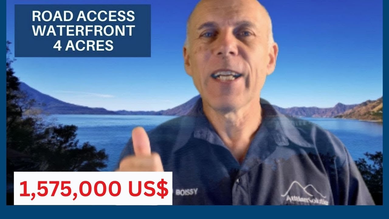 Lake Atitlan Real Estate Property Waterfront for S ale 4 Acres YouTube