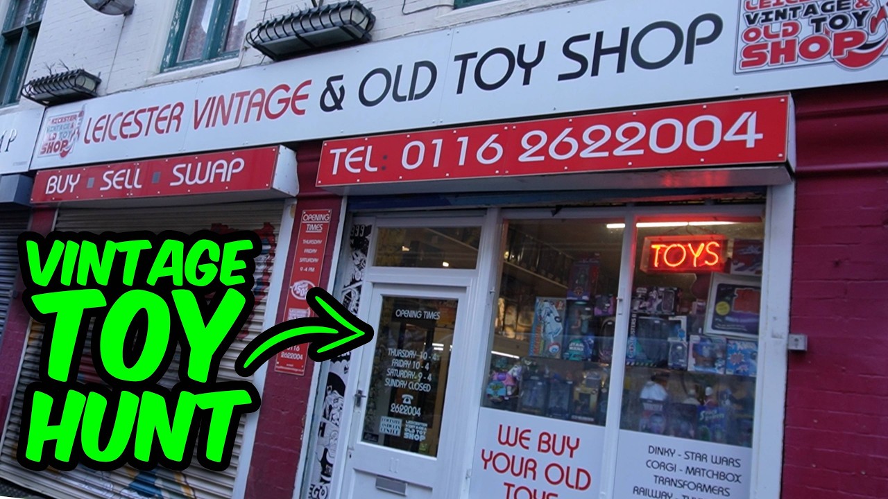 Emptying My Bank Account at LEICESTER VINTAGE Toy Shop!