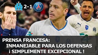 Prensa francesa se Rinde Ante Alexis Sánchez Brilla más que Messi y Neymar Marsella elimina al PSG