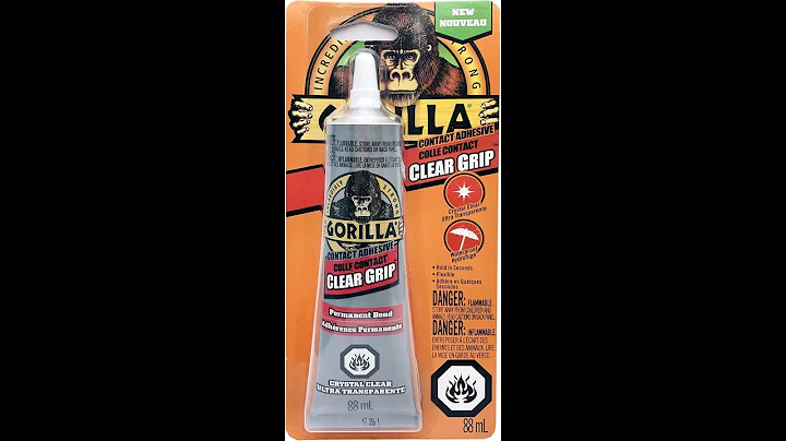 Gorilla Clear Grip Contact Adhesive. #overview #review #gorillaglue
