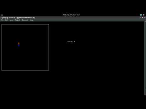 simple snake game 簡易貪食蛇
