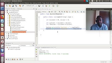 Java Program to Compute Quotient and Remainder