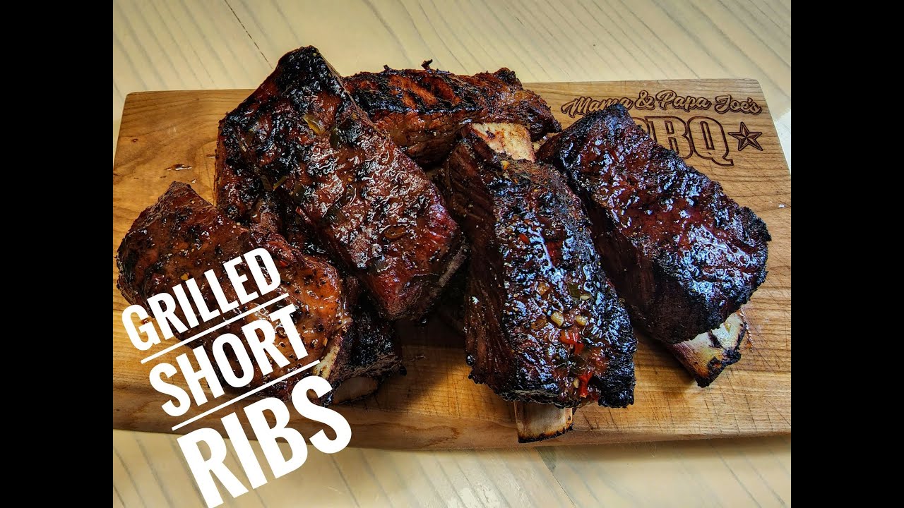 Grilled Beef Short Ribs: How to quickly and easily grill them on the ... Grilled Beef Short Ribs: How to quickly and easily grill them on the ...