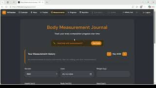 FitTracker — Body Measurement Journal Track Your Body Composition screenshot 5