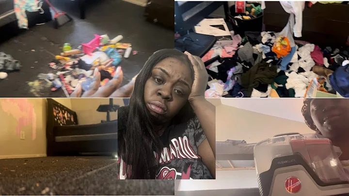 DEEP CLEAN this FILTHY Room with me |NASTY KIDS ROOM|