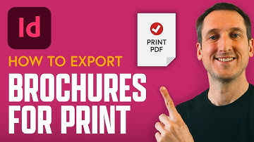 How to Export a Brochure for Professional Printing - Adobe InDesign