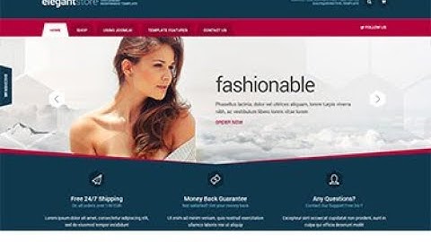 Elegant Store VirtueMart Template Demo