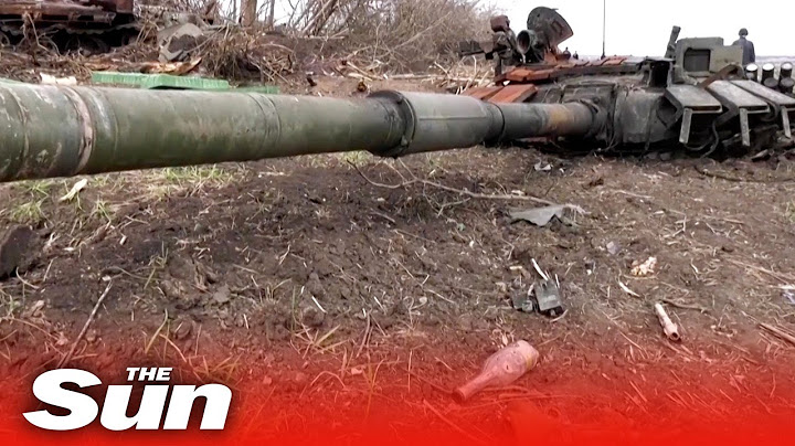 Ukrainian military shows abandoned Russian 'base'