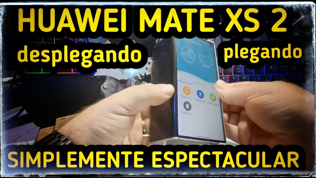 😯😮 Folding and unfolding the Huawei Mate xs2 with different apps
