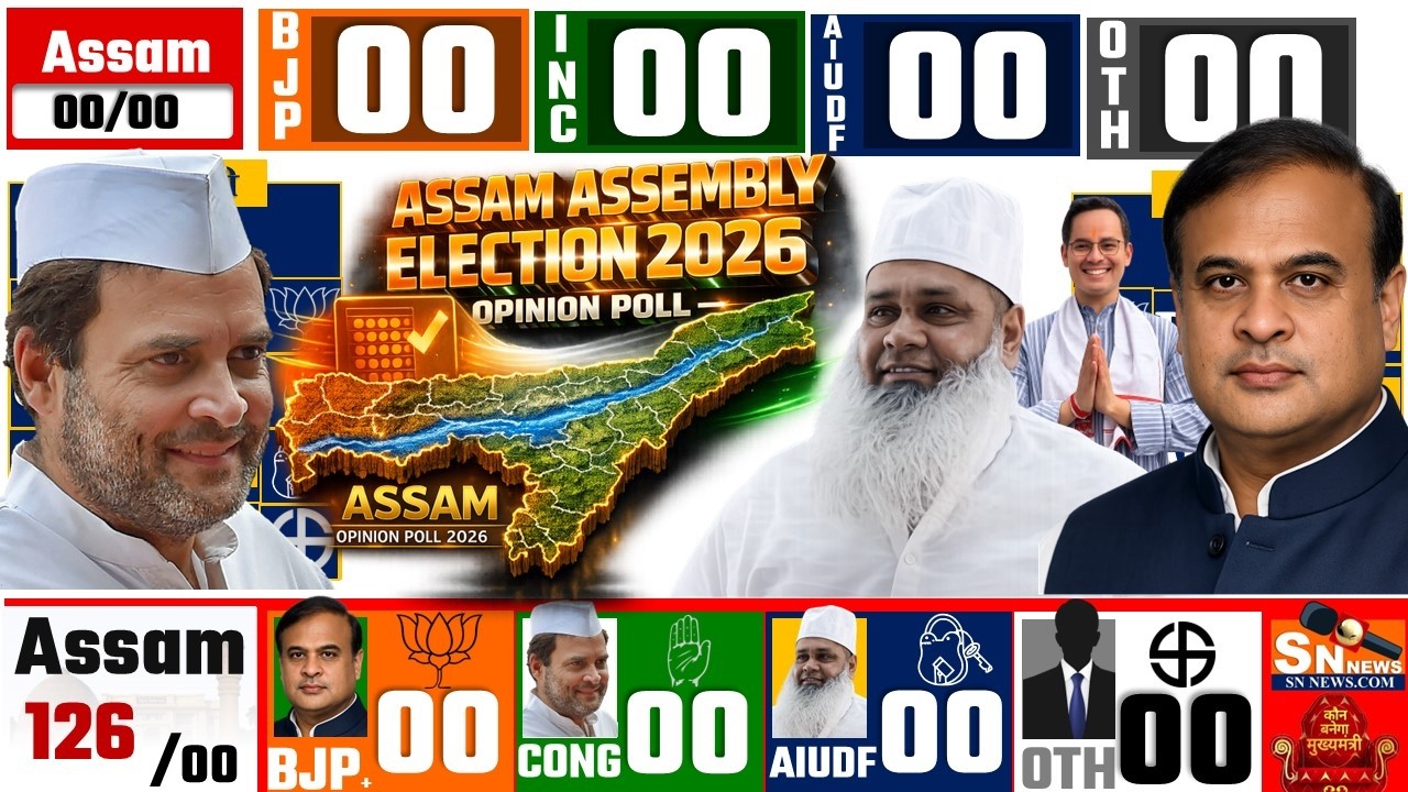 Assam Assembly Election 2026 Opinion Poll | BJP vs Congress | Full 126 ...