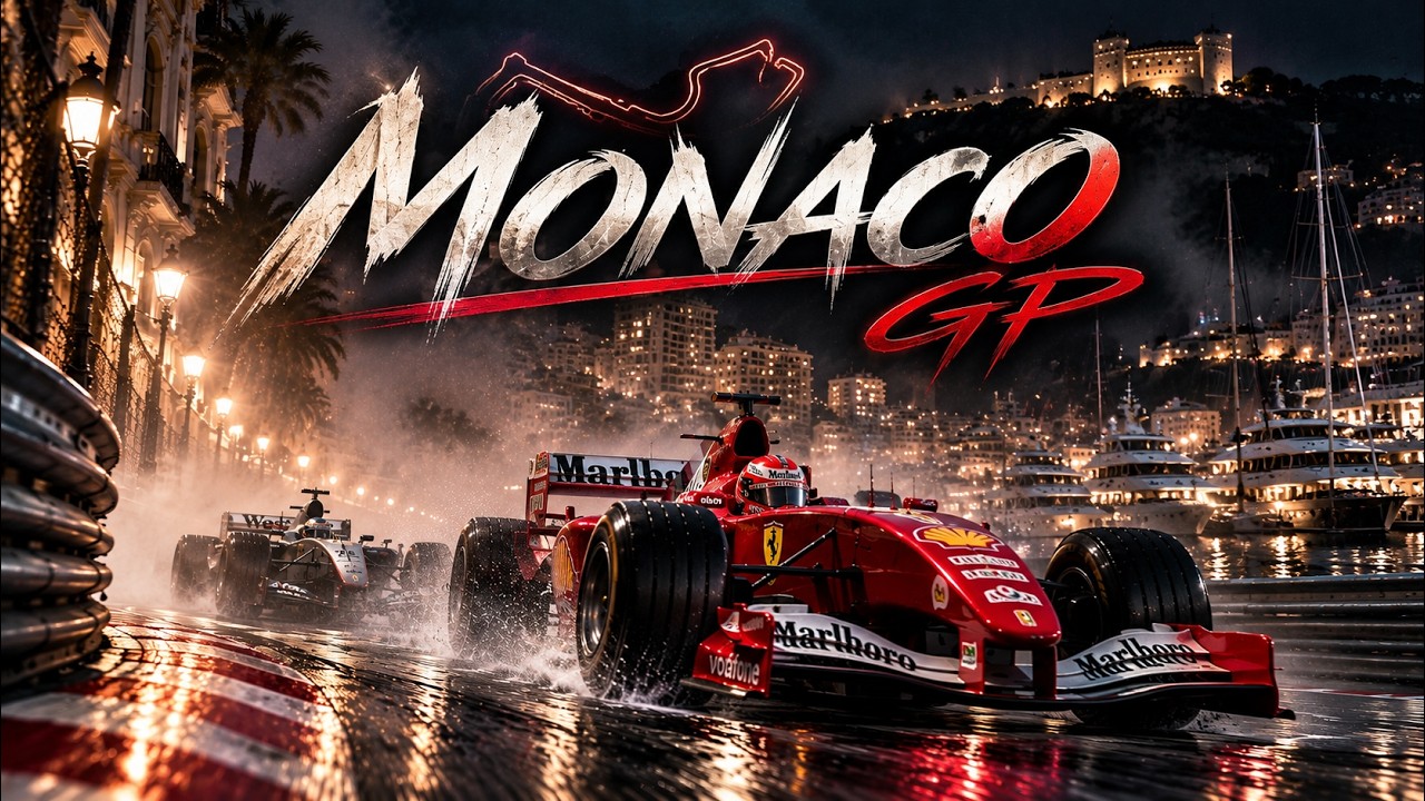 AMS 2 | Monaco GP | Full Race | F1 | Night Race | Fog | V10 | DLSS 5 ...