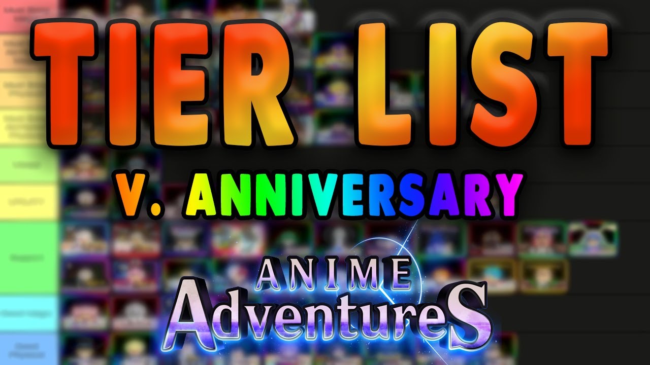 ANNIVERSARY UPDATE* Anime Adventures Tier List * Who You Should Summon For?  NEW OP META UNITS? 