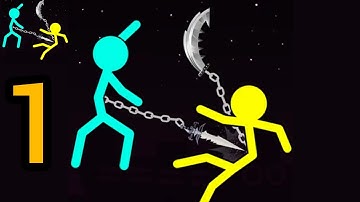 Stick Hero Stickman Smasher Gameplay Walkthrough Part 1 - Stickman Fight - Android & ios Gameplay