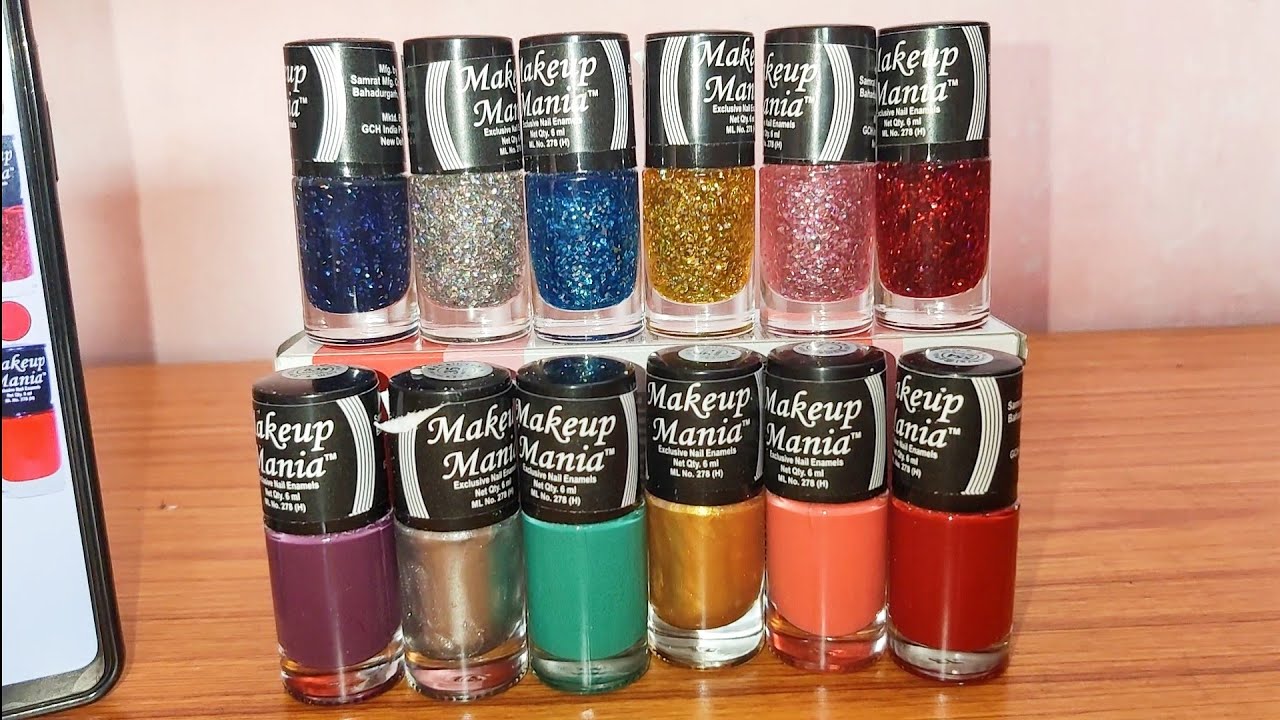 Makeup Mania Nail Polish Set, Velvet Matte Nail Paint Combo Set of 4 Pcs,  Multicolor Nail Polish Combo 12 ml each bottle (Set # 19) - Walmart.com