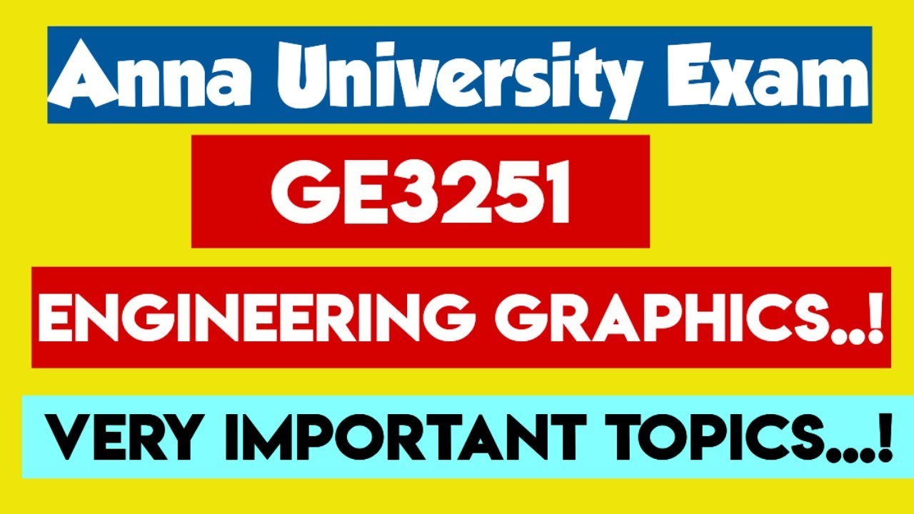 GE3251|Engineering Graphics|Important Topics|Important sums|Engineering ...