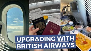 Upgrading to World Traveller Plus with British Airways | VLOG (10)