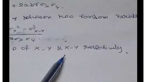 P&S  Unit-3:  Problems on Correlation Coefficient  — Video(3) from M.Prameela