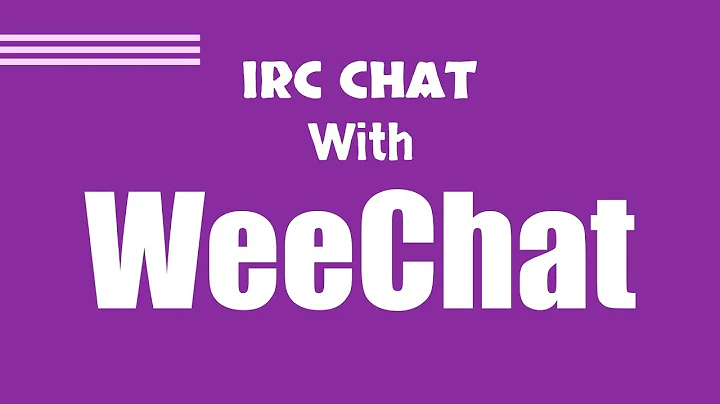 irc chat with weechat in linux