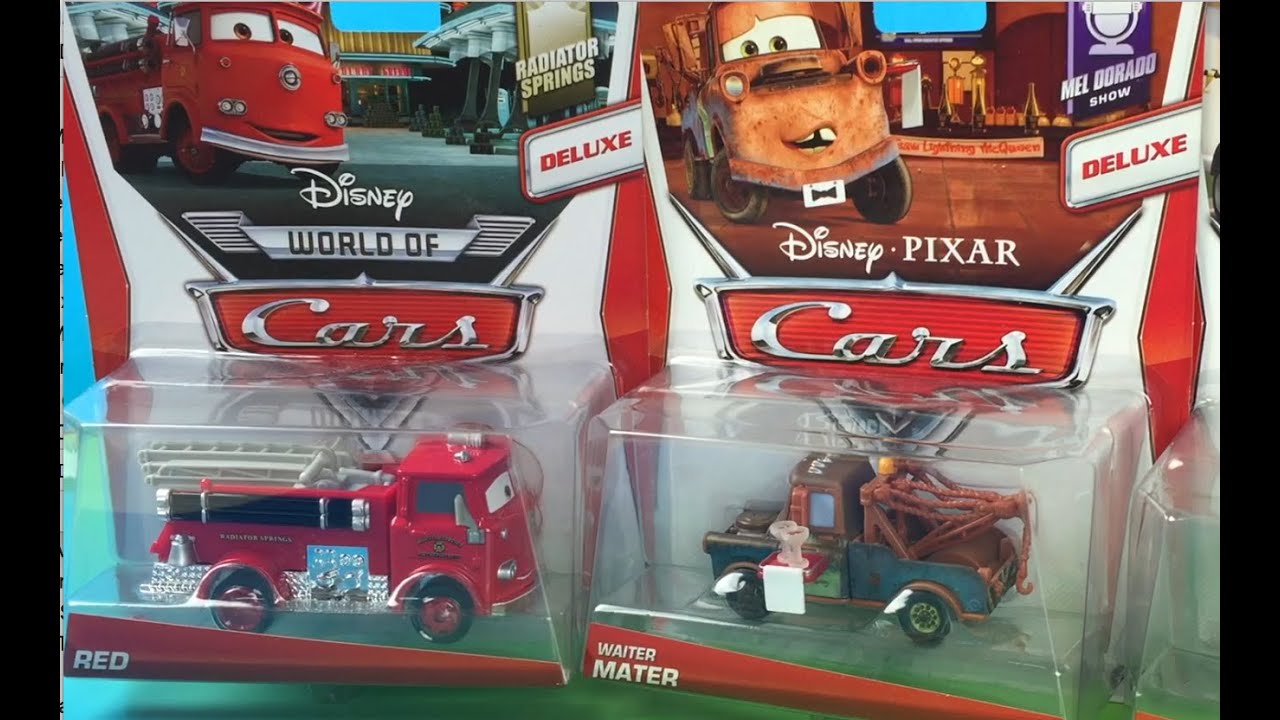 ディズニー・ピクサー カーズ デラックス Disney Pixar CARS Deluxe Die Cast Collection with Red the Fire