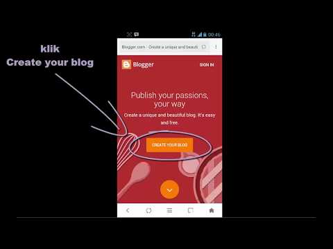 cara membuat blog di android hanya dalam waktu 5 menit