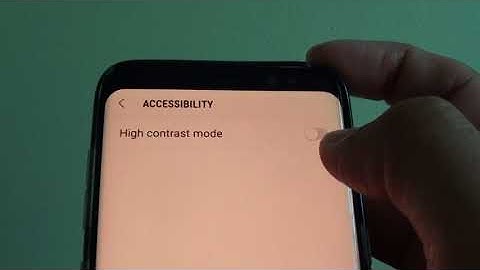 Samsung Galaxy S8: How to Invert Webpage Background Color (White / Black)