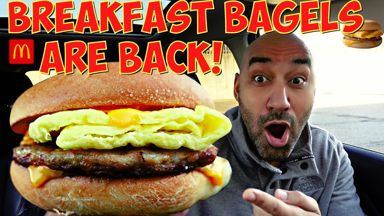 McDonalds Breakfast Bagels are Back! The GOAT of Breakfast? YouTube