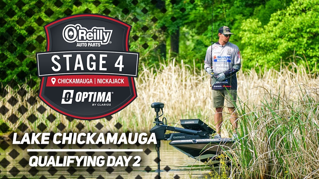 Bass Pro Tour | Stage 4 | Lake Chickamauga and Nickajack Lake | Qualifying Day 2 Highlights