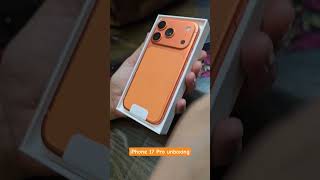 iphone 17 pro cosmic orange #krishna #appleiphone #mobile #premium #unboxingvideo #congratulations