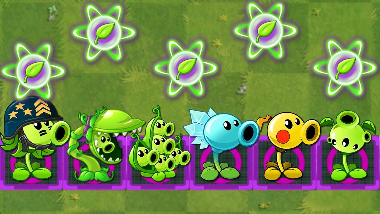 All PEA Plants LEVEL 1000 vs Modern Day Final Boss - Plants vs Zombies ...