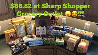 $66.82 at Sharp Shopper Grocery Outlet!! Took my mom (and my 3 kids) for the first time!!