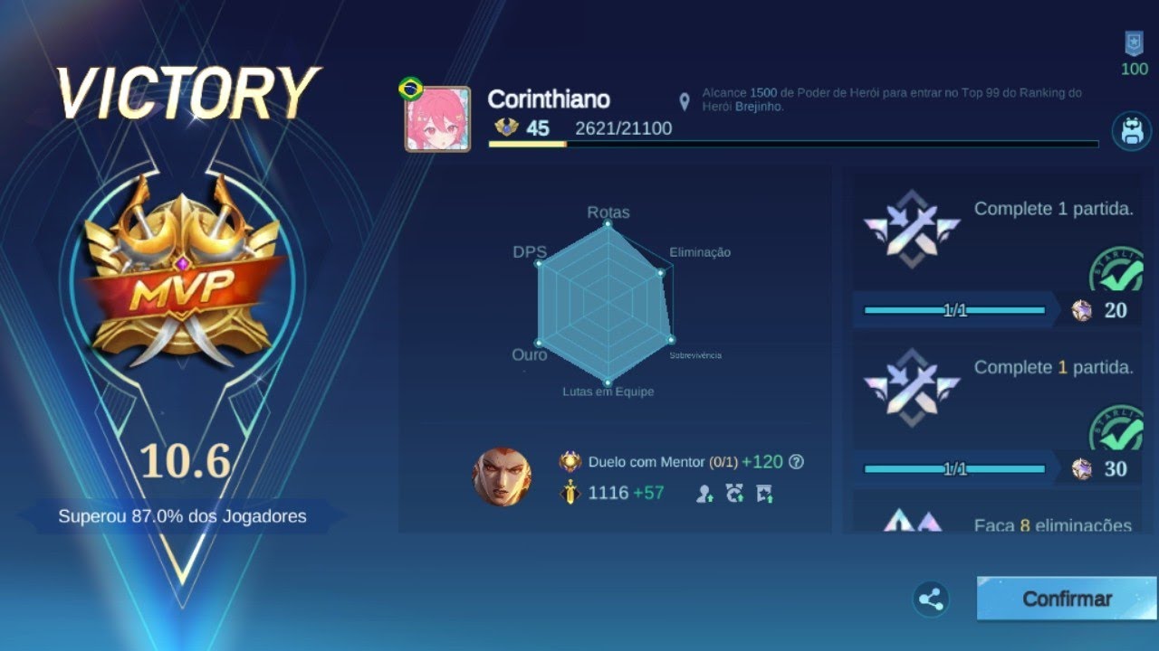 Primeira do dia - play de valir