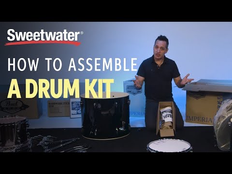 Video: How To Set Up A Drum Kit