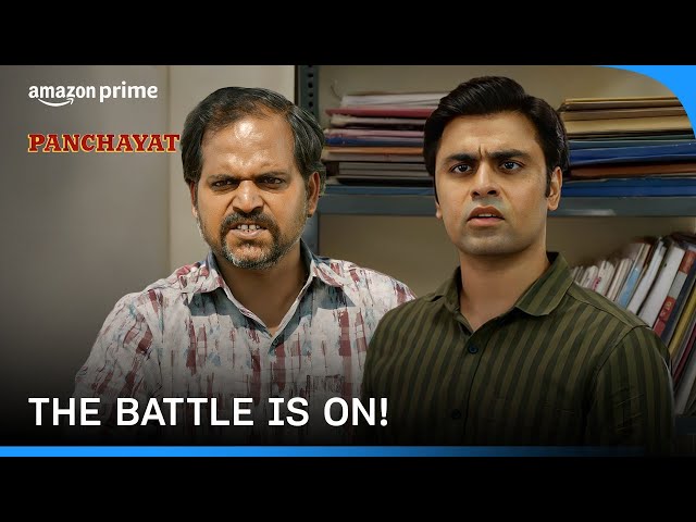 Sachiv Ji vs Bhushan: The Ultimate Battle | Panchayat | Prime Video India class=